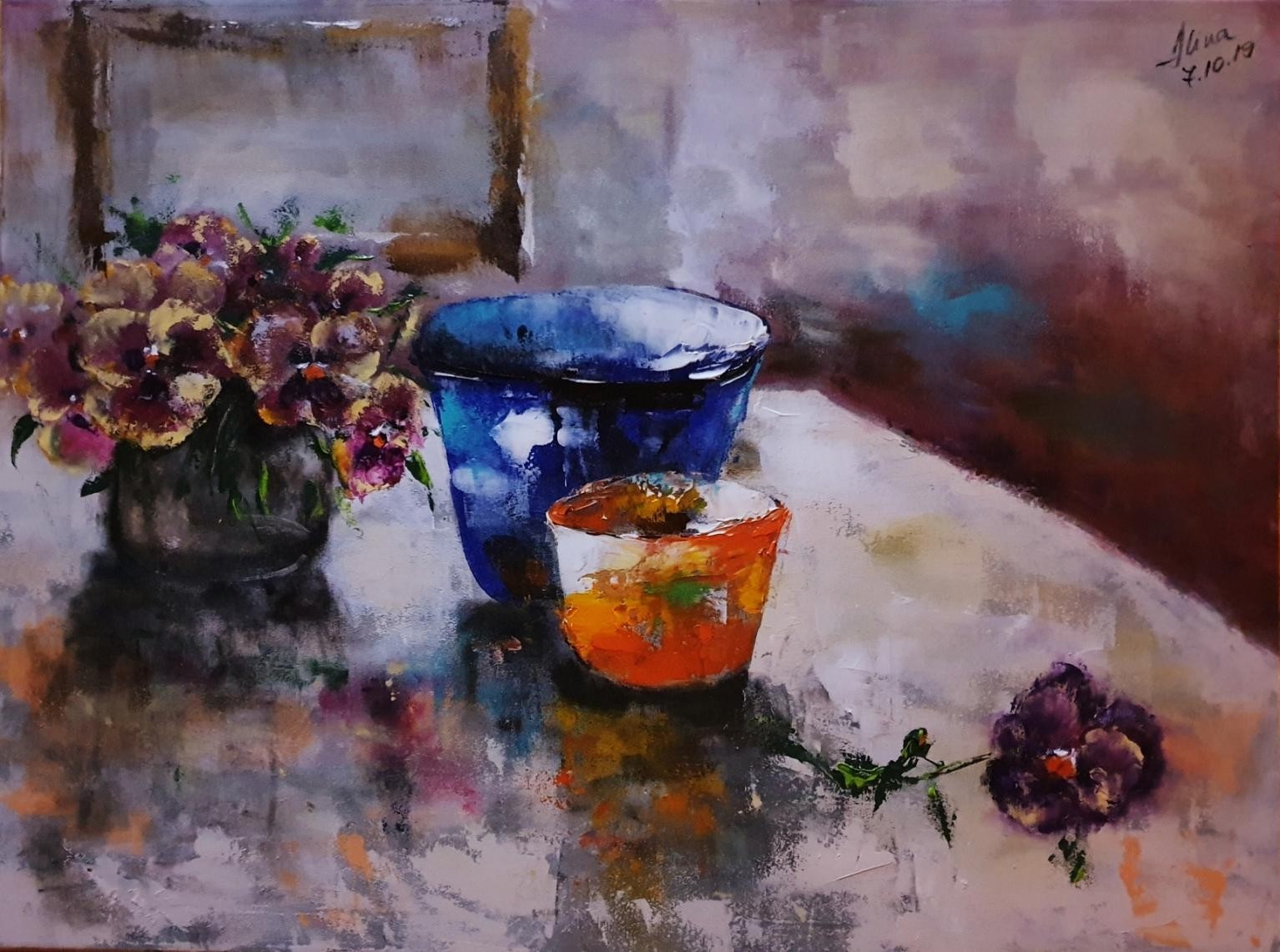 ArteDiAlina.com painting: on the table